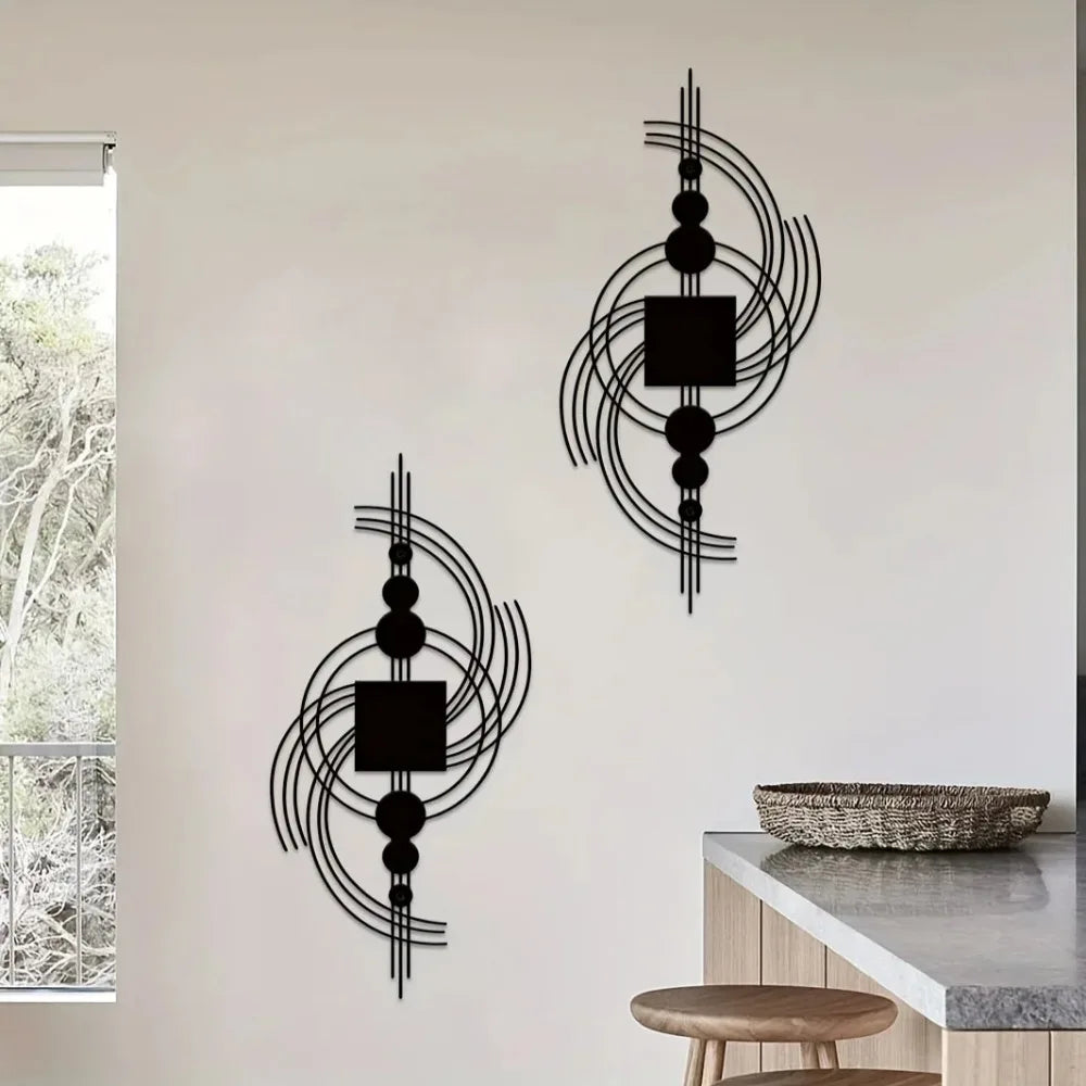 Concentric Circles Iron Wall Art