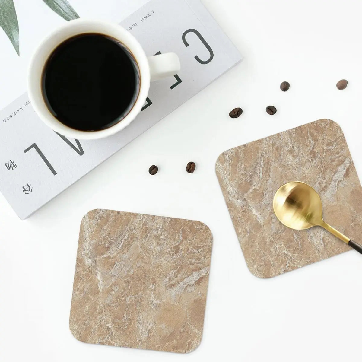 Sienna Stone Coasters & Placemats Set