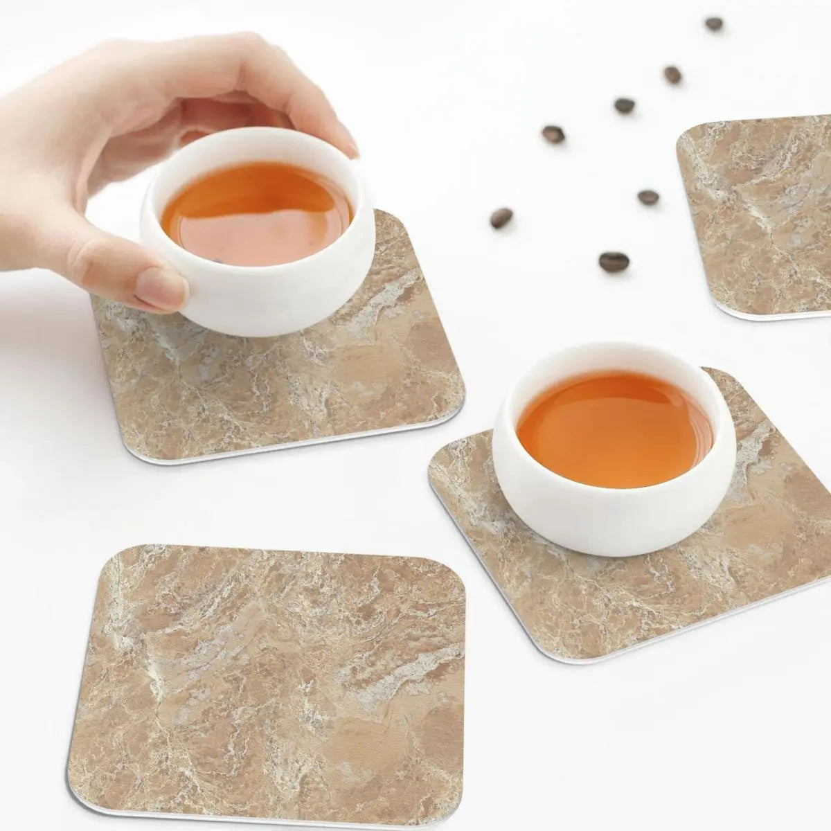 Sienna Stone Coasters & Placemats Set