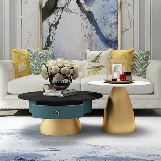 Eva Marble Accent Table