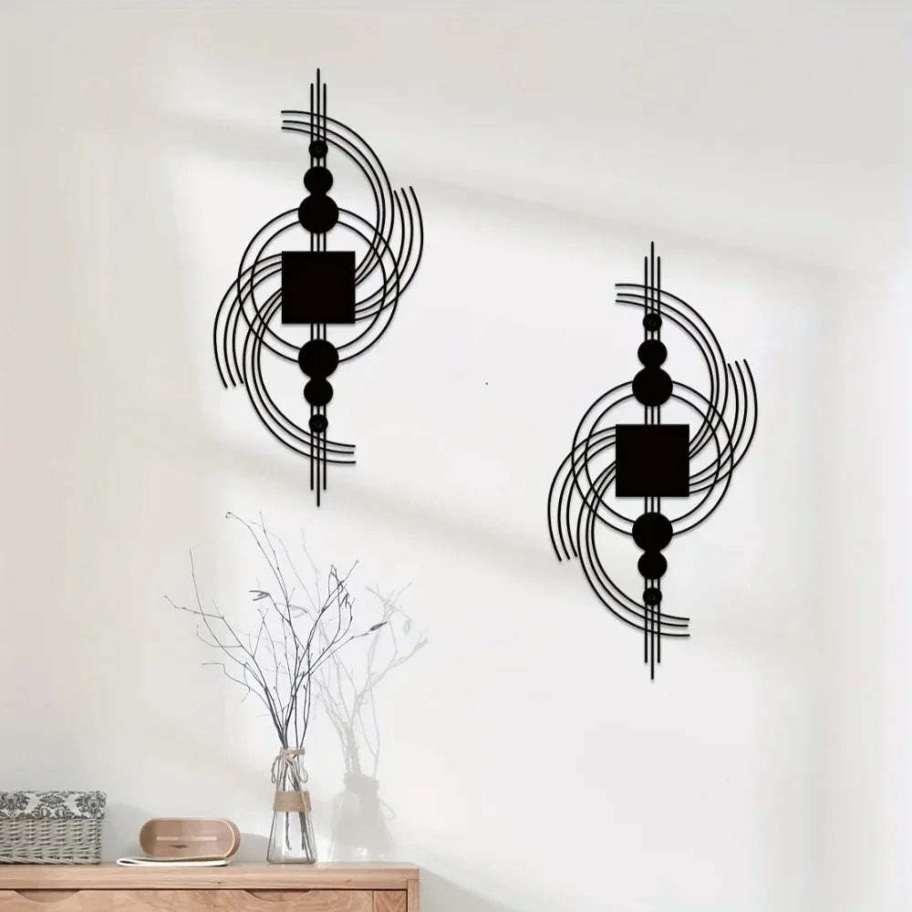 Concentric Circles Iron Wall Art