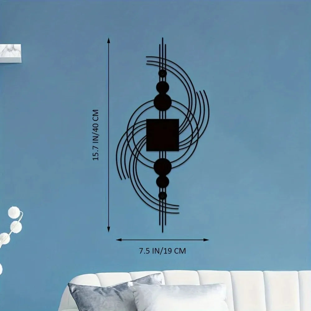 Concentric Circles Iron Wall Art