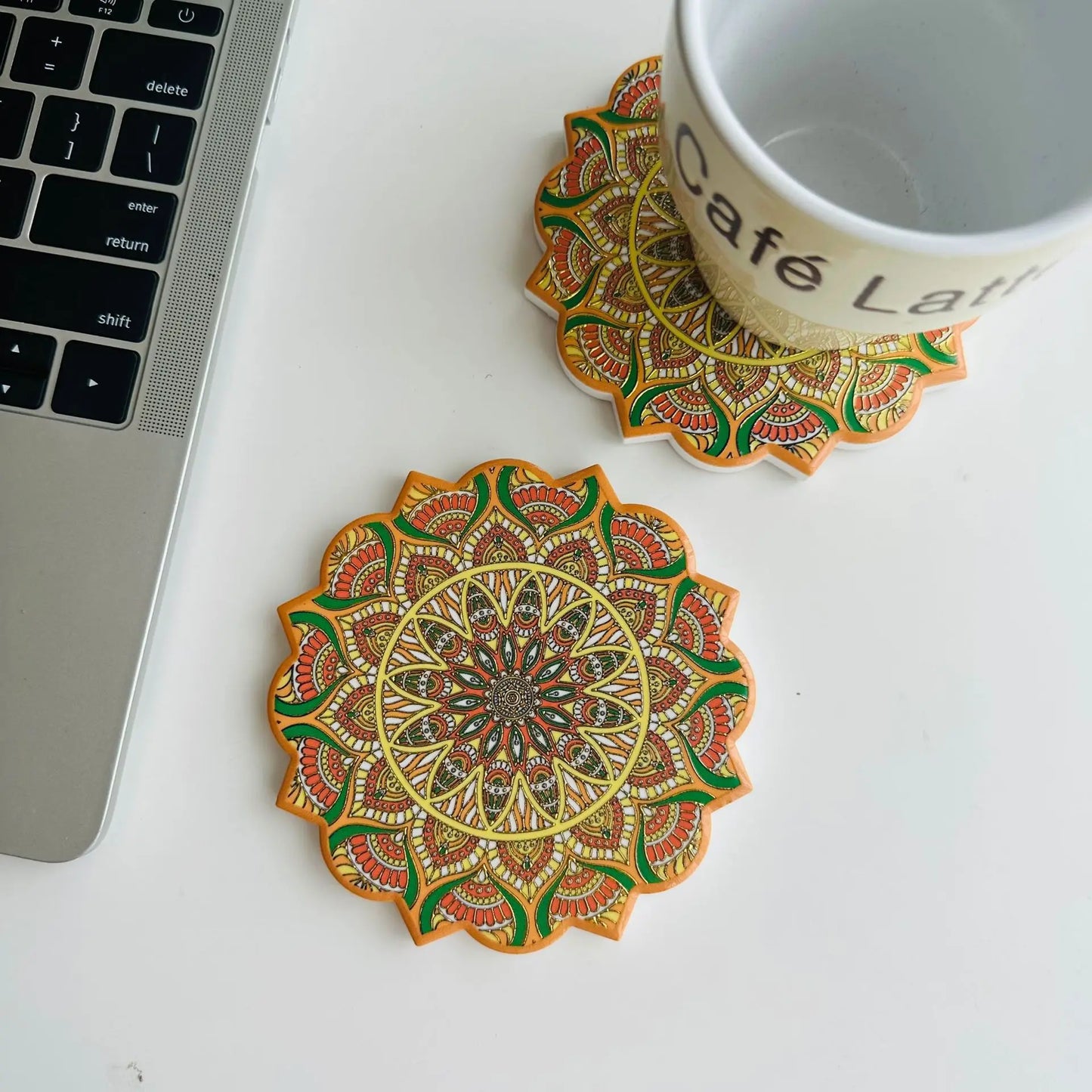 Ceramic & Cork Table Rest