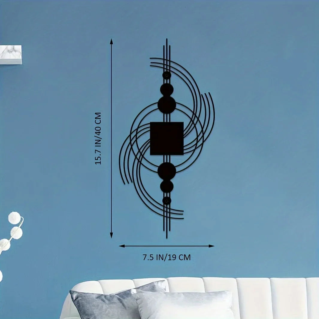 Concentric Circles Iron Wall Art