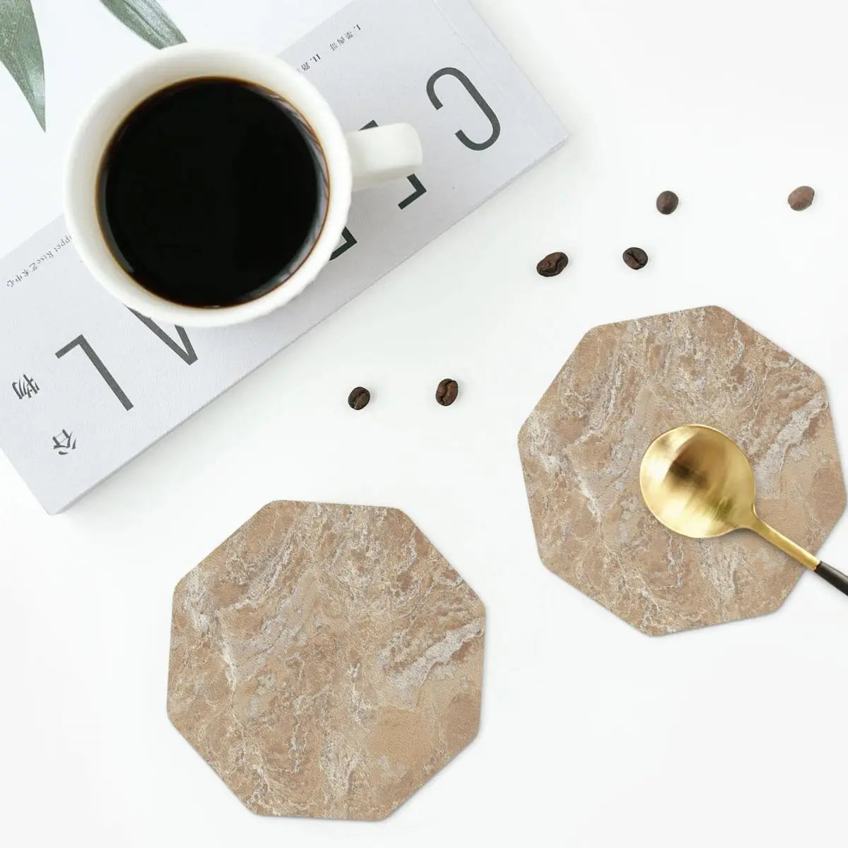 Sienna Stone Coasters & Placemats Set