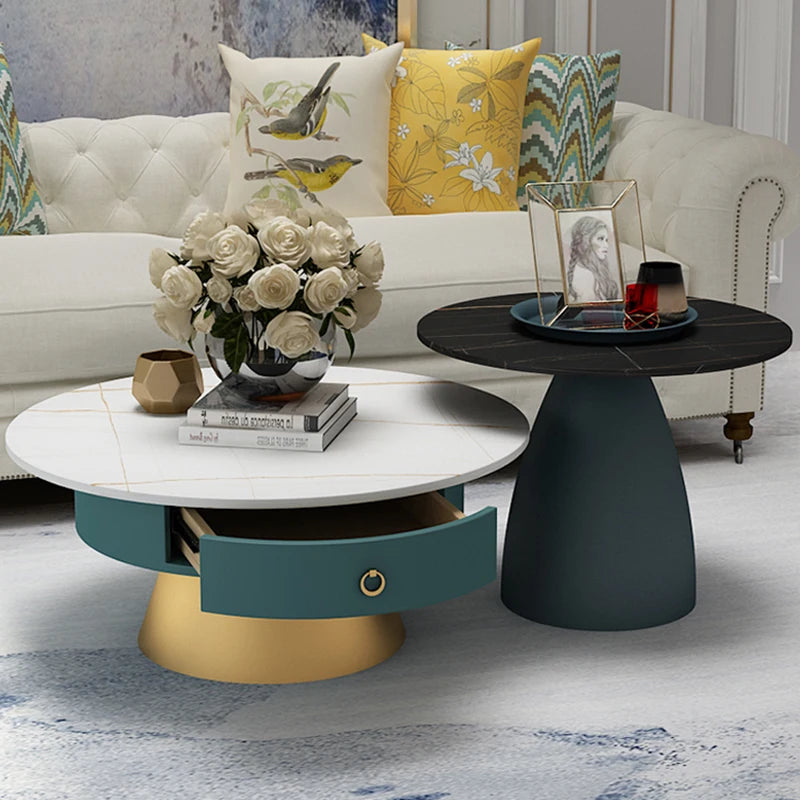 Eva Marble Accent Table