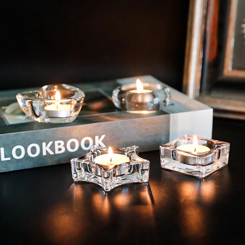 Lumi Glass Candle Holders