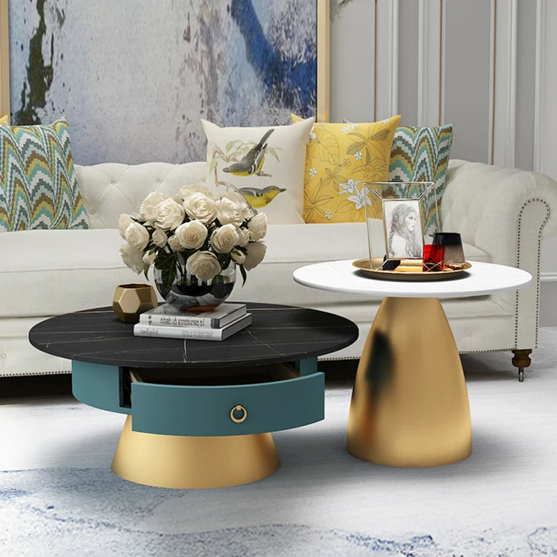 Eva Marble Accent Table