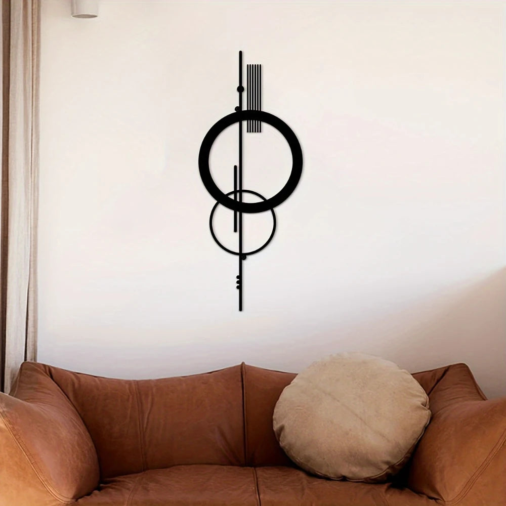 Minimalist Abstract Hollow Vertical Wall Decor