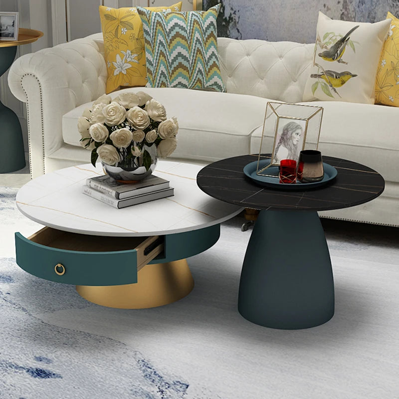 Eva Marble Accent Table