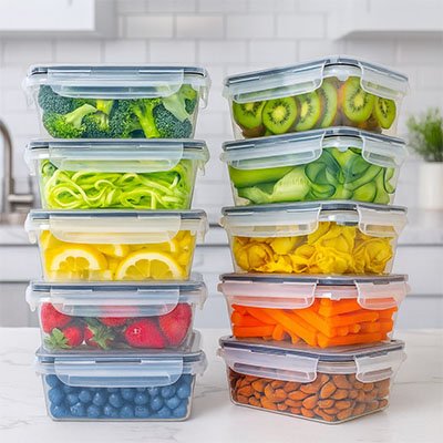 Boite alimentaire adapter aux besoins de stockage facile et rapide