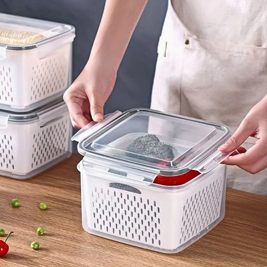 Boite alimentaire fermeture hermétique avec clips latéraux