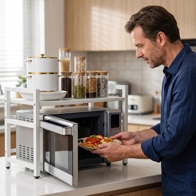 Etagere micro onde