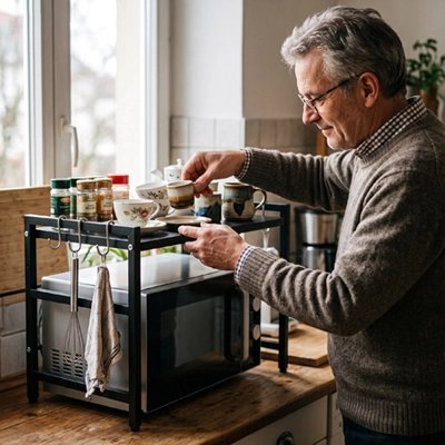 Etagere micro onde