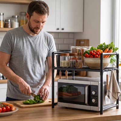 Etagere micro onde