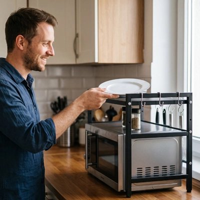 Etagere micro onde