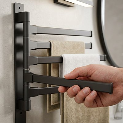Porte serviette salle de bain