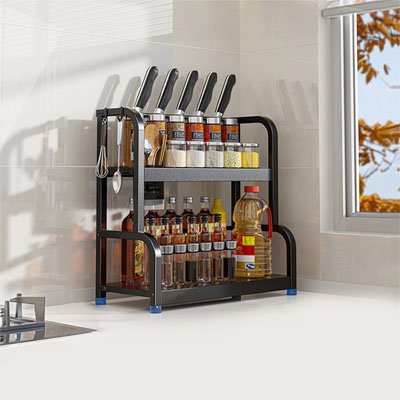 Rangement epices élégant 2 étagère